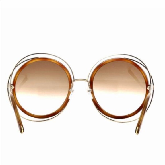 Chloe carlina round sunglasses main image 10